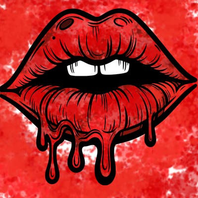 lips that look realistic and drip