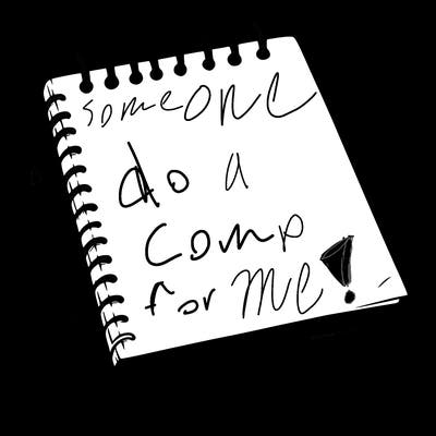 a blank sketch pad