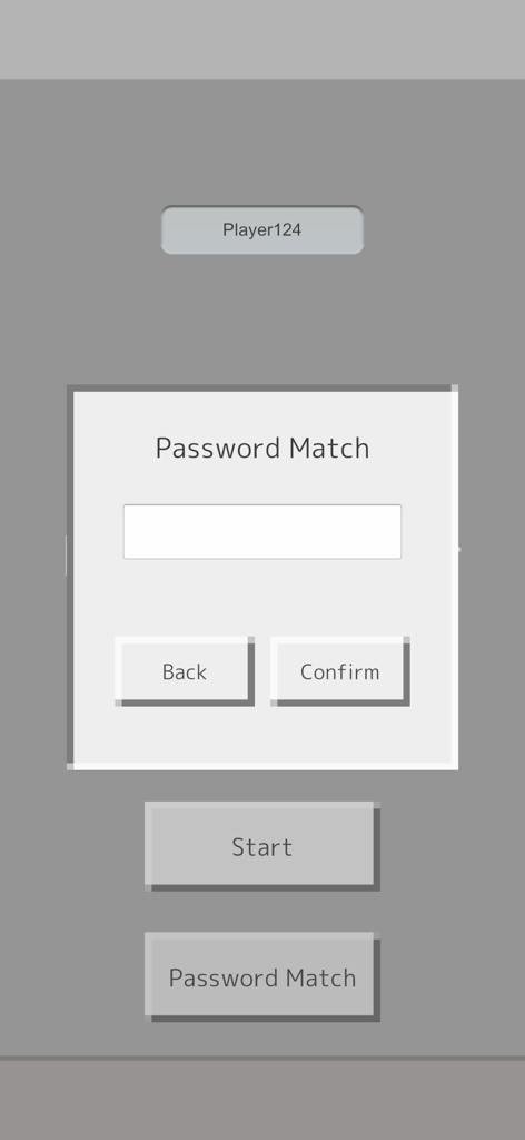 Password match creation screen in PvP Minesweeper Online