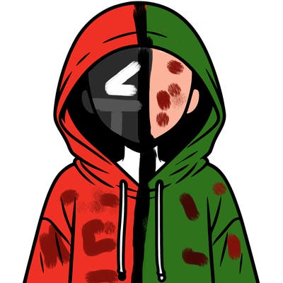 faceless girl in hoodie