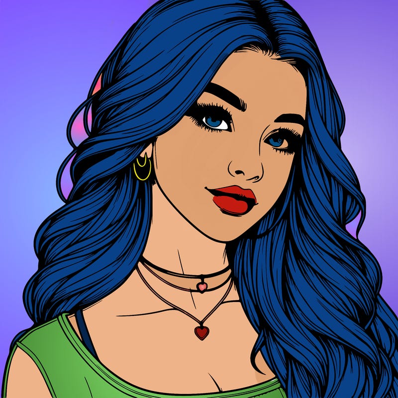 detailed realistic girl