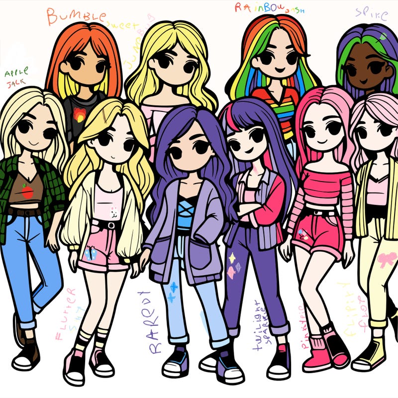 group of girls