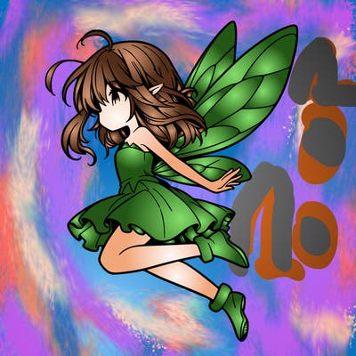 manga fairy flying