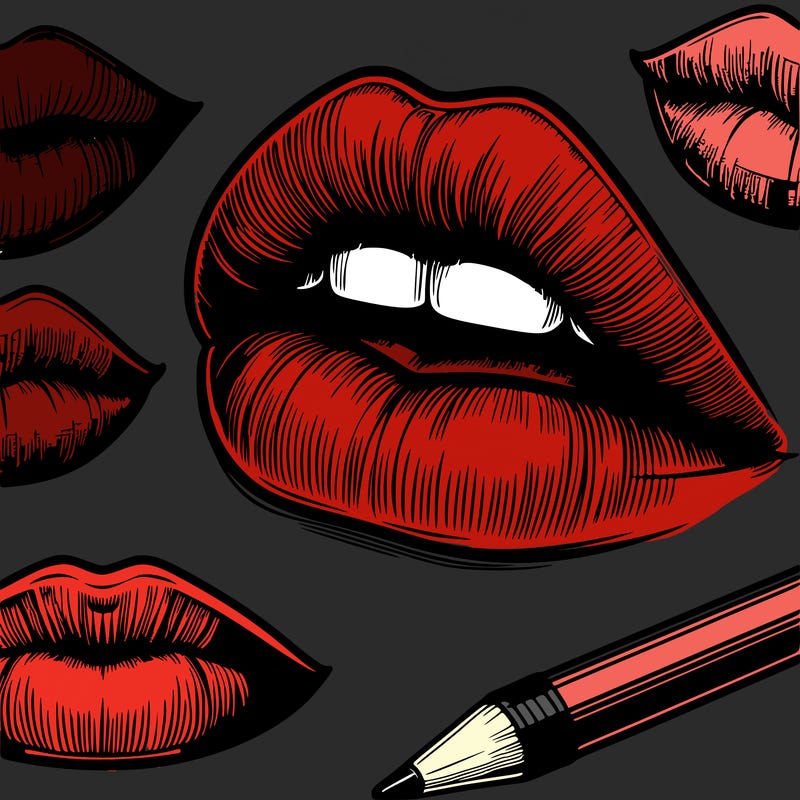 realistic  lips