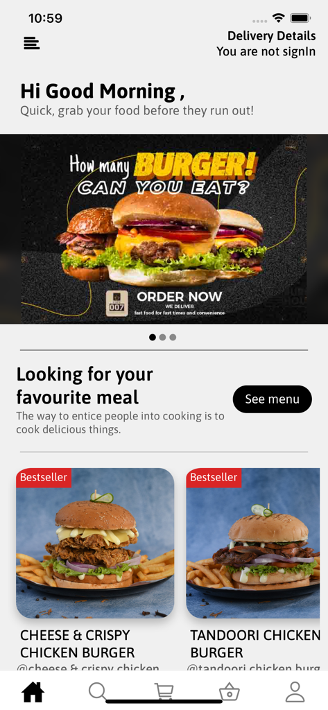 Cafe 007 - Food & Drink App | MWM