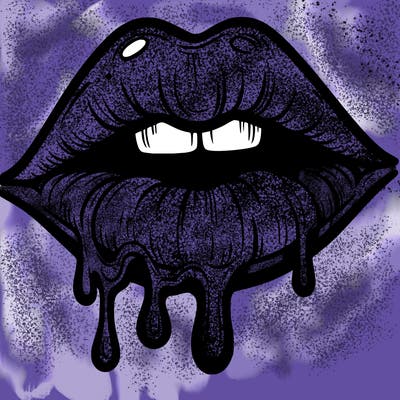 lips that look realistic and drip