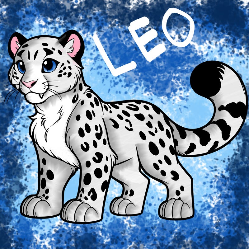 a snow leopard therian
