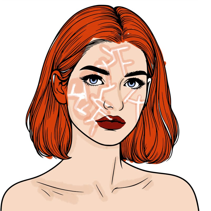 realistic portrait of woman