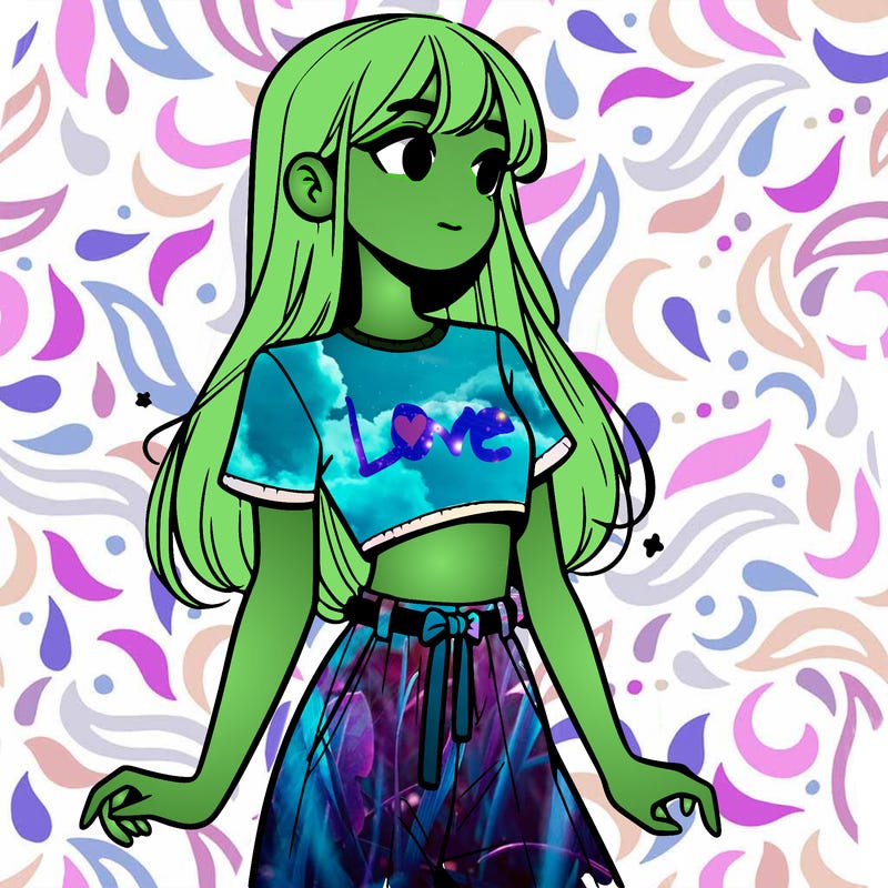 girl in a cute crop top