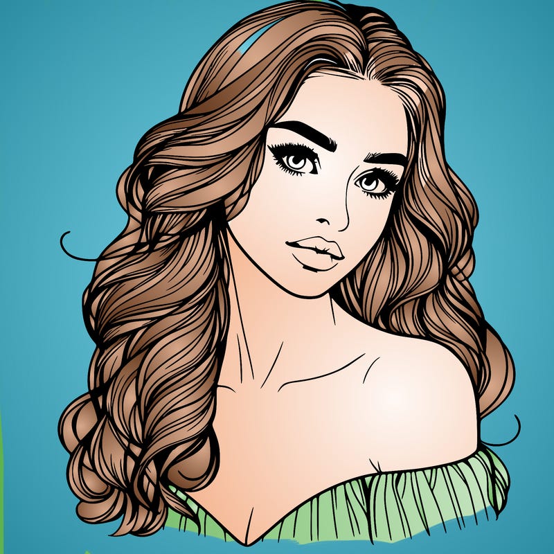 beautiful realistic girl