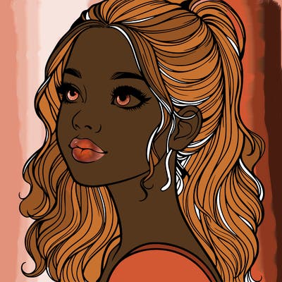 beautiful realistic girl