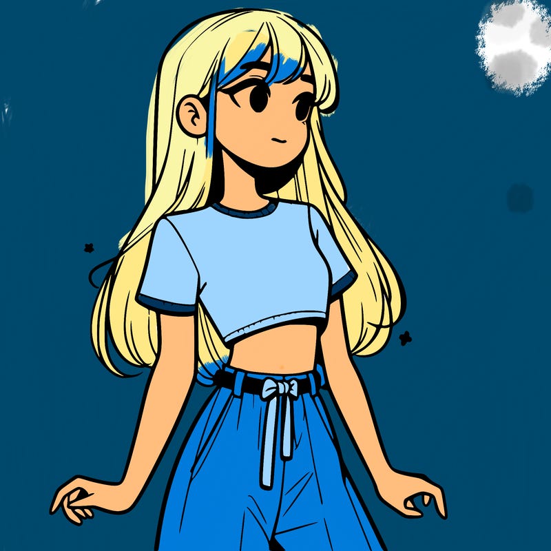 girl in a cute crop top