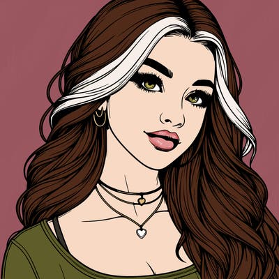 detailed realistic girl