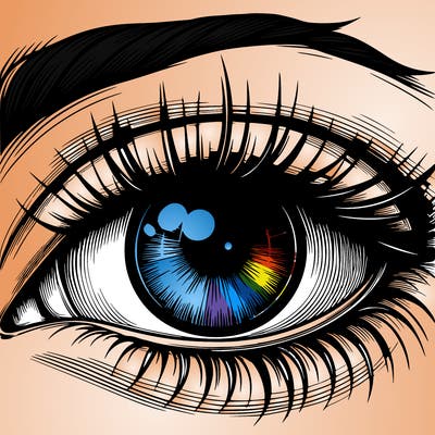 realistic eye