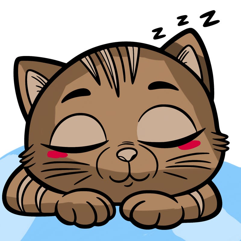 sleepy cat