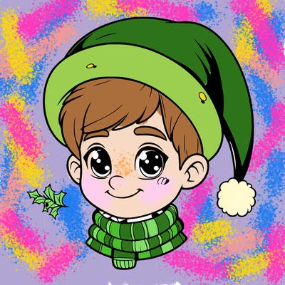 realistic christmas boy