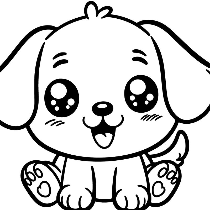 cute happy animal puppy