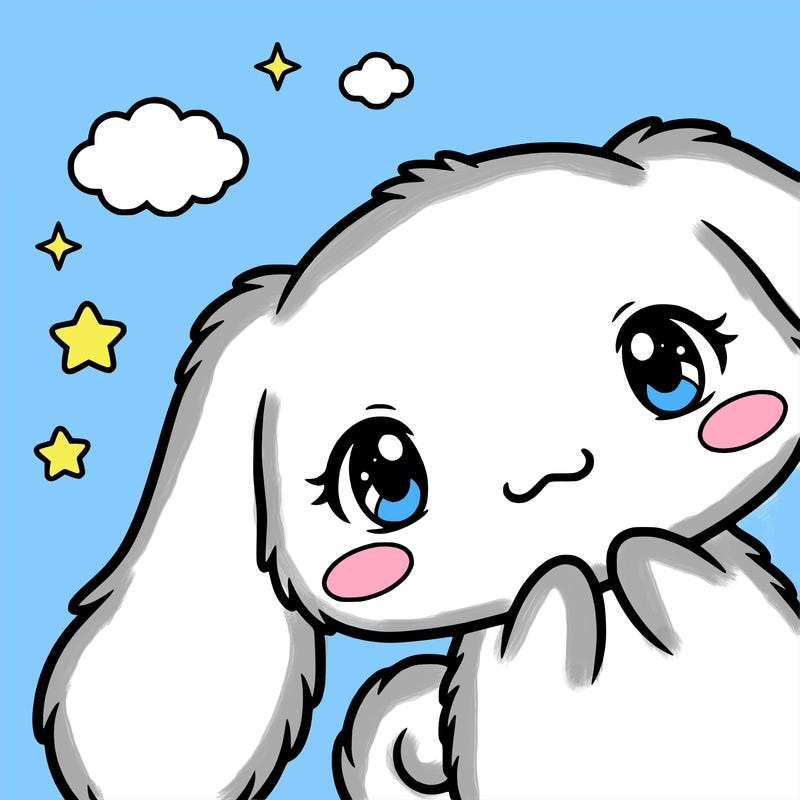 anime cinnamoroll cute fluffy