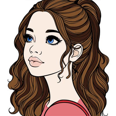 beautiful realistic girl