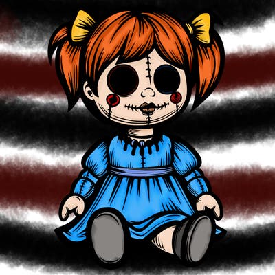 creepy doll