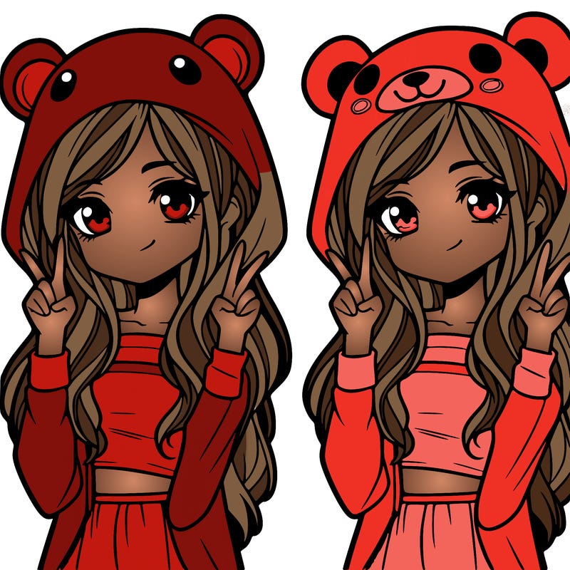 teen girl in animal costume