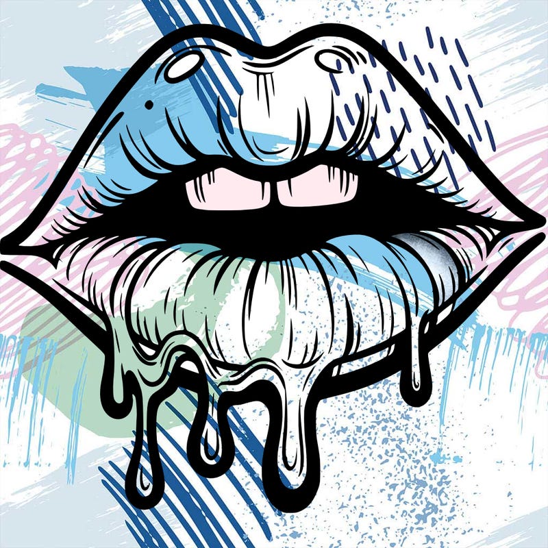 lips that look realistic and drip