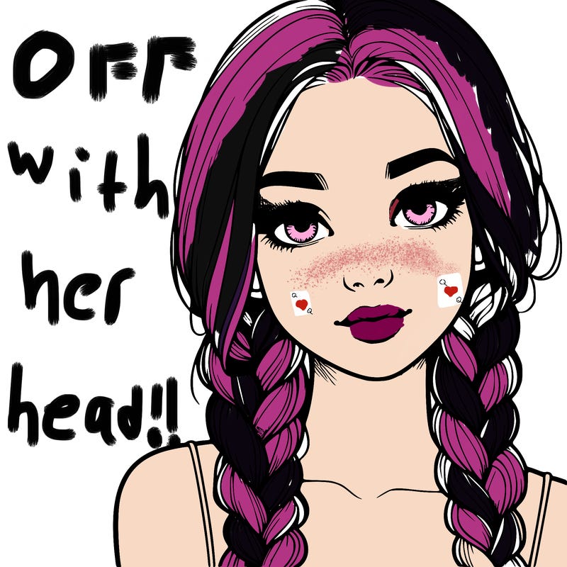 realistic girl with braids