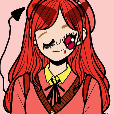 faceless preppy girl