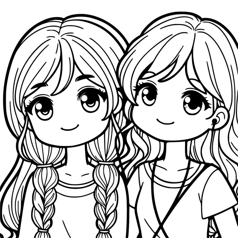two girl friends