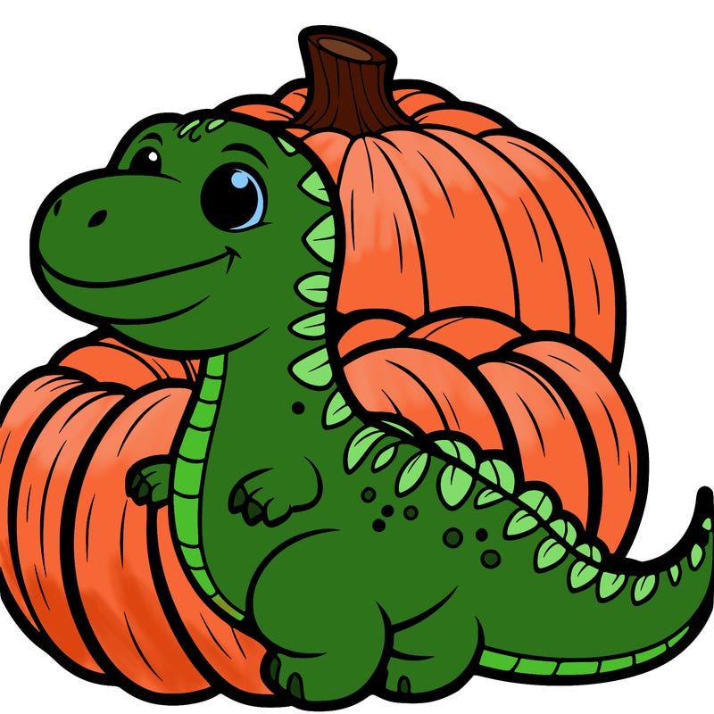 dinosaur pumpkin