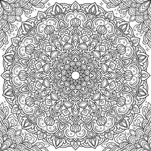 Circular Geometric Mandalas