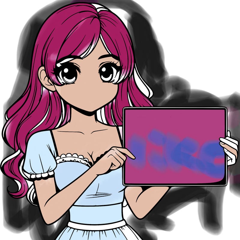 realistic pretty girl holding blank sign