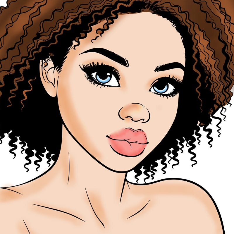 realistic black girl