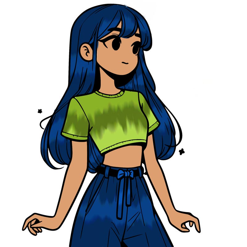 girl in a cute crop top