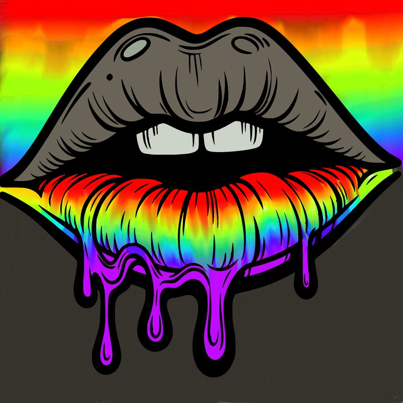 lips that look realistic and drip