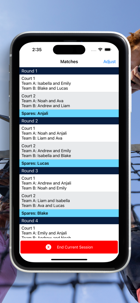 Pickleball Match Maker - Sports App | MWM