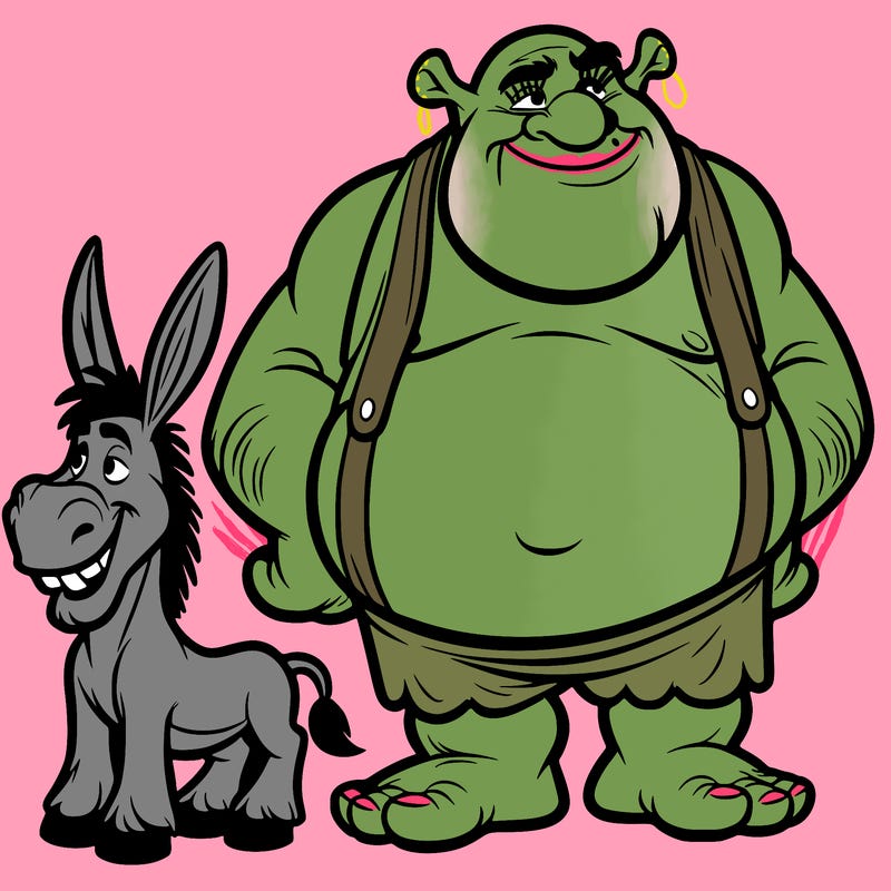 shrek donkey