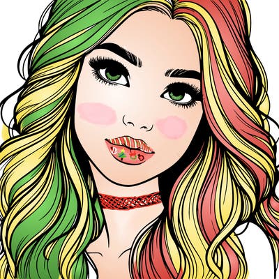 beautiful realistic girl