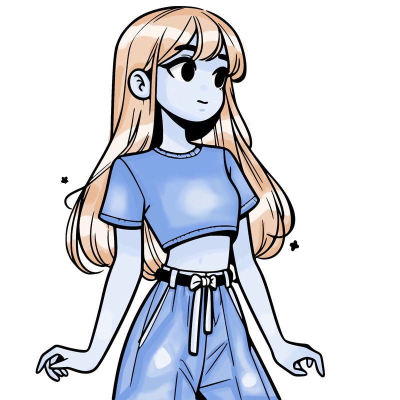 girl in a cute crop top