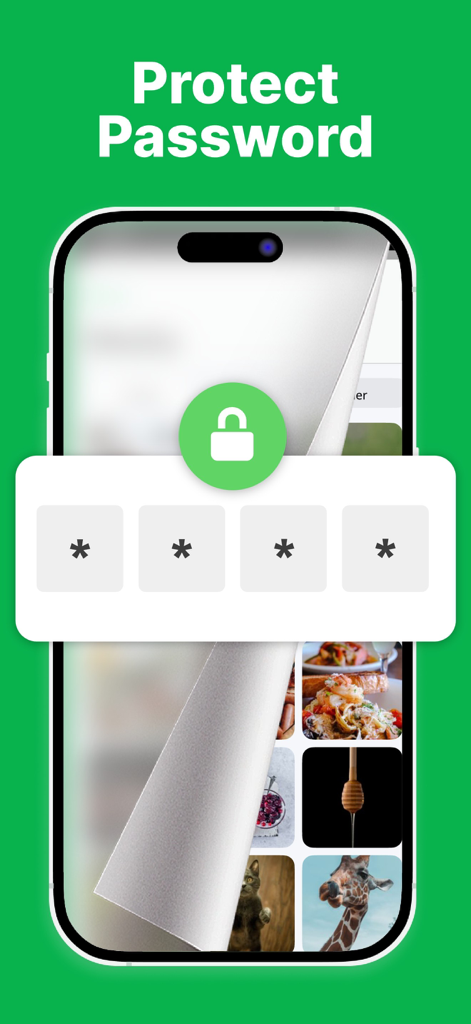 Messenger Duo app password entry screen for private chat security