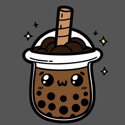 cute boba tea