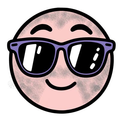 emoji with sunglasses