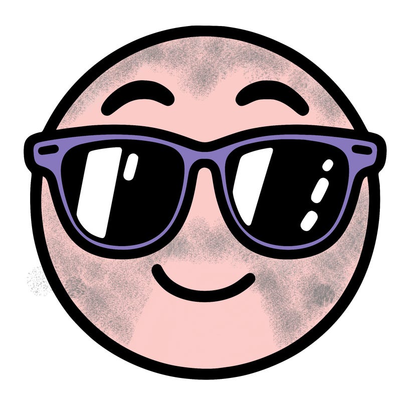 emoji with sunglasses