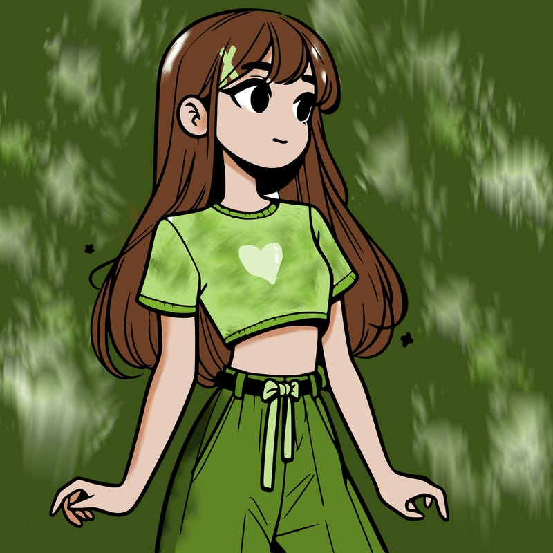 girl in a cute crop top