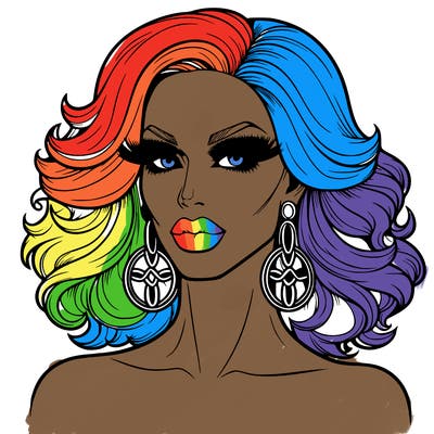 realistic drag queen