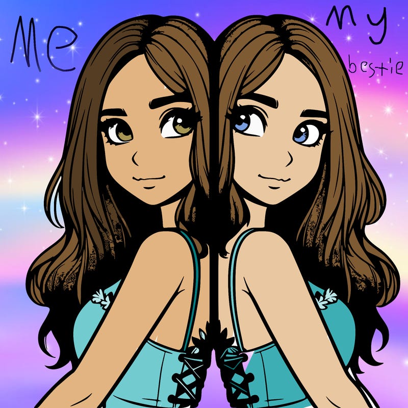 a realistic girl split