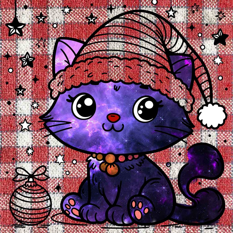 cat christmas