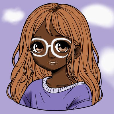 a realistic girl