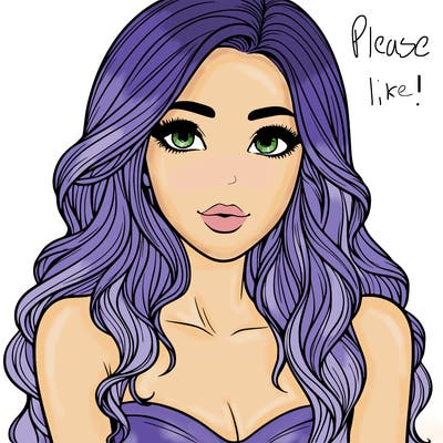 realistic beautiful girl