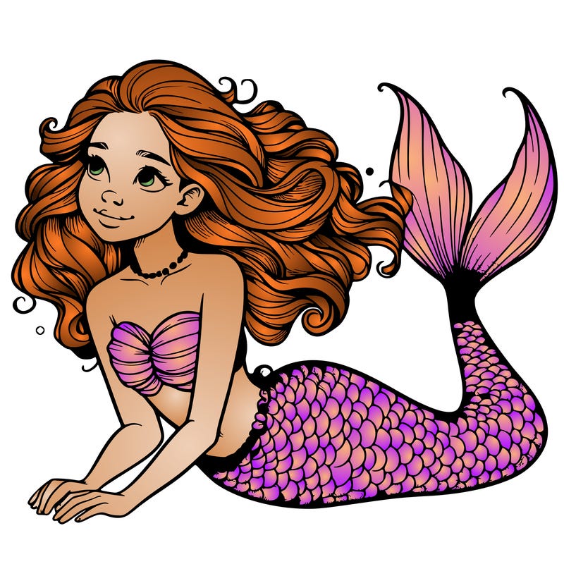 a realistic mermaid